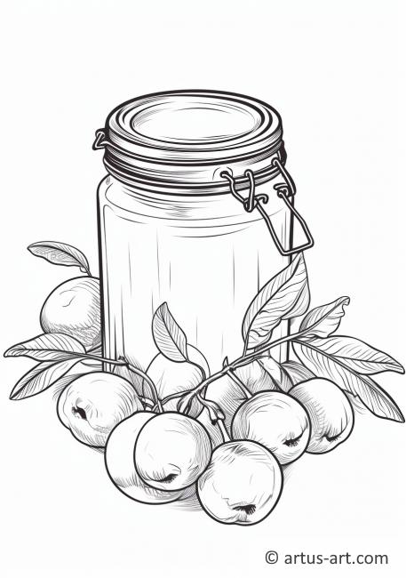 Plum Jam Coloring Page